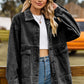 Outer Adventure Full Size Dropped Shoulder Denim Jacket with Pockets