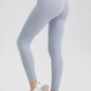 Basic Style High-Stretch Wide Waistband Sport Leggings