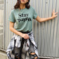 Simply Love Full Size STAY WEIRD Short Sleeve T-Shirt