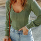 Scoop Neck Long Sleeve Top