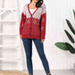 Christmas Snowflake Button Down Cardigan