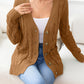 SavannahTree Button Down Cable-Knit Cardigan
