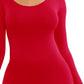 Round Neck Long Sleeve Maxi Wrap Dress