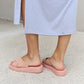 Forever Link Studded Cross Strap Sandals in Blush