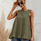 Round Neck Tiered Tank