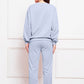 Comfy n' Cozy Round Neck Long Sleeve Sweatshirt and Pants Set