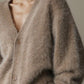 Button Up Dropped Shoulder Cardigan