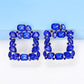 Geometrical Shape Zinc Alloy Dangle Earrings