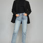 Kancan High Waist Button Fly Raw Hem Cropped Straight Jeans