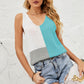 SoBeautiful Color Block Knit Tank