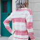 KnitwearTime Two-Tone Slit Sweater