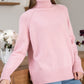 Turtle Neck Raglan Sleeve Sweater