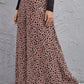 Women's Animal Print High-Rise Pants Culottes