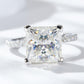 Women's 5.52 Carat Moissanite Side Stone Ring