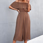 Women's Spaghetti Strap Layered Jumpsuit