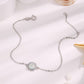 Opal Platinum-Plated Bracelet