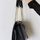 David Jones Quilted PU Leather Handbag
