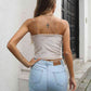 Straight Neck Cropped Cami