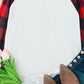 Full Size Plaid Heart Round Neck Sweatshirt