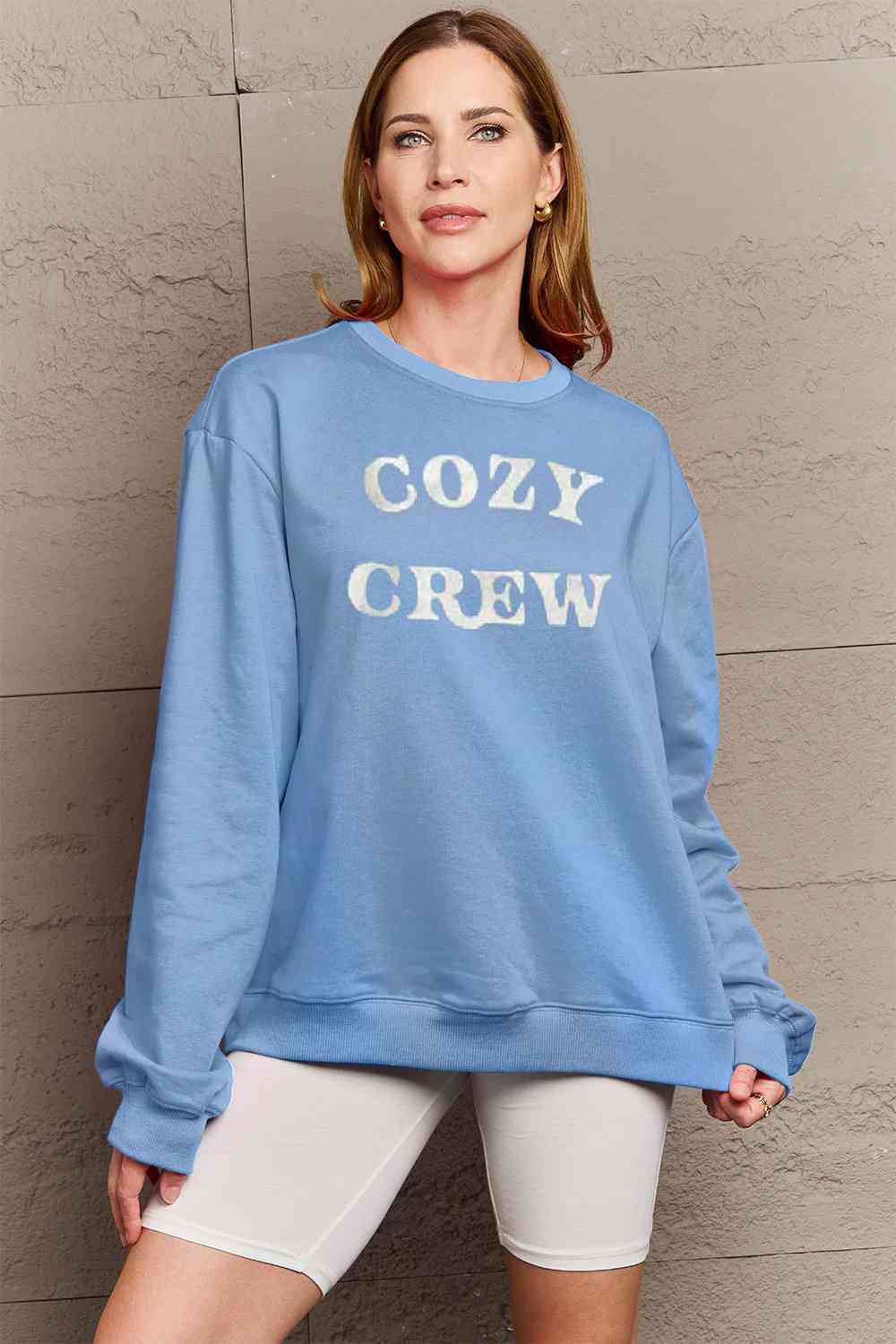 Simply Love SEASONAL Full Size COZY GREW Graphic Sweatshirt