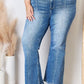 RISEN Full Size High Rise Ankle Flare Jeans