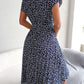 SoPretty Ditsy Floral Pleated Belted Dress