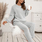Vixen Teddy Long Sleeve Top and Pants Lounge Set