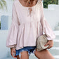 Puff Sleeve Babydoll Blouse