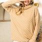 BiBi Checkered Round Neck Thumbhole Long Sleeve Top - Brand BiBi