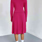 CozyWonders Rib-Knit Sweater and Skirt Set