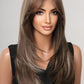 13*1" Women's Full-Machine Wigs Synthetic Long Straight 22"