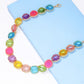 Zinc Alloy Resin Necklace