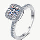 Ariel&Emaline Square Moissanite Ring