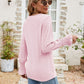 Pretty Purples Eyelet V-Neck Smocked Flounce Sleeve Blouse
