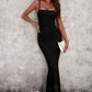 Spaghetti Strap Bodyline Maxi Dress