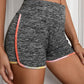 Heathered Wide Waistband Shorts