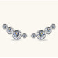 Moissanite 925 Sterling Silver Stud Earrings