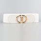 Women's D Buckle Elastic Belt