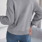 Chic Babe' Square Neck Mixed Knit Sweater 🦋