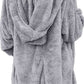 Teddy Hooded Jacket with Pockets