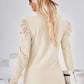 Round Neck Puff Sleeve Blouse