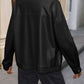 Pocketed Zip Up Collared Neck Jacket