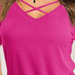 Crisscross Short Sleeve T-Shirt
