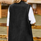 Button Down Denim Vest