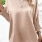 Women's Celeste Round Neck Batwing Sleeve Blouse