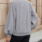 Collared Neck Raglan Sleeve Blouse