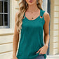 Round Neck Wide Strap Tank