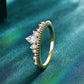 Crown Shape Moissanite Ring