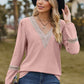 V-Neck Long Sleeve T-Shirt