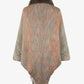 Open Front Fringe Hem Poncho